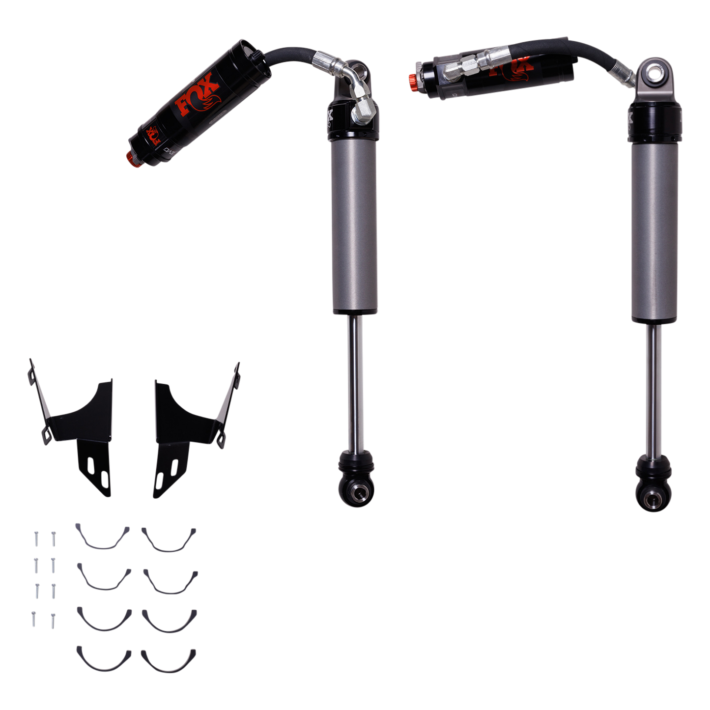 Fox Performance Elite Series 2.5 Reservoir Front Shock (Pair) Adjustable, 0 - 2 INCH Lift