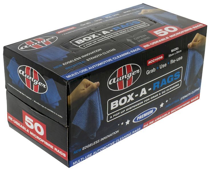 
                  
                    BOX A RAGS MICROFIBER CLOTHS 50 PCE REUSABLE RAGS
                  
                