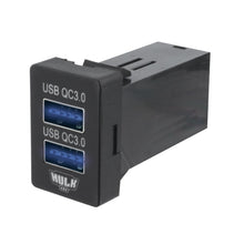 Toyota Late Dual QC3 USB Socket Blue Illum 12v