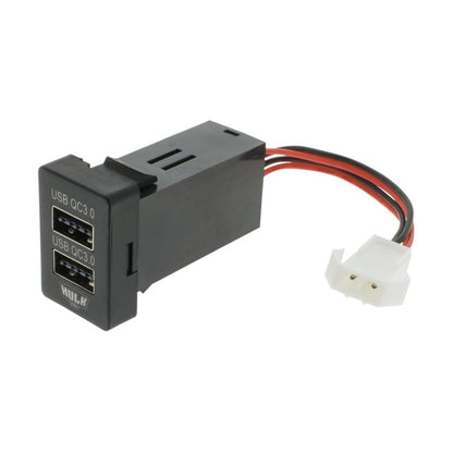 Toyota Late Dual QC3 USB Socket Blue Illum 12v
