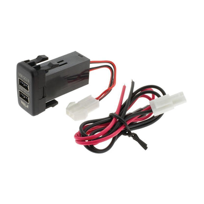 Toyota Early Dual QC3 USB Socket Blue Illum 12v