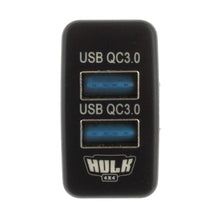 Toyota Early Dual QC3 USB Socket Blue Illum 12v