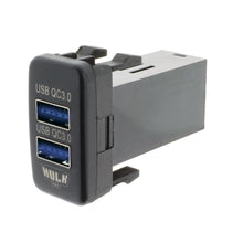 Toyota Early Dual QC3 USB Socket Blue Illum 12v