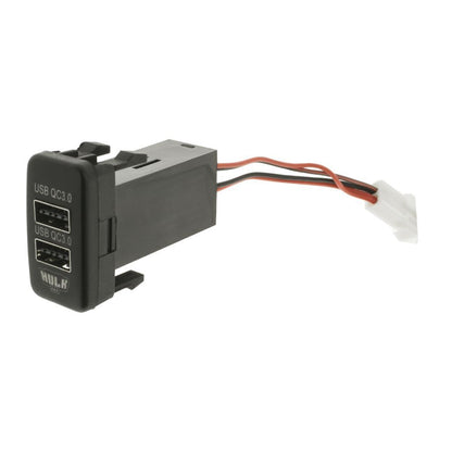 Toyota Early Dual QC3 USB Socket Blue Illum 12v