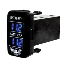 Toyota Early Dual DC Voltmeter Blue Illum 12v