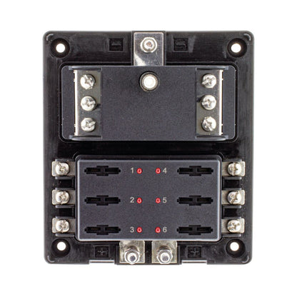 6 WAY WEATHER-PROOF BLADE FUSE/DISTRIBUTION BOX