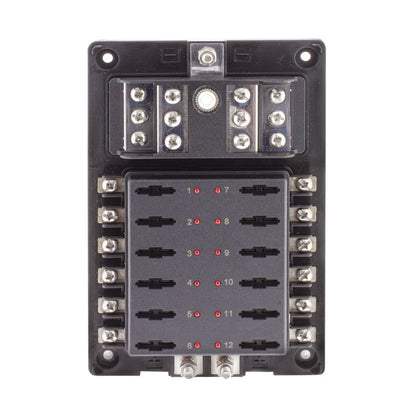 HULK 4X4 12 WAY WEATHER-PROOF BLADE FUSE/DISTRIBUTION BOX