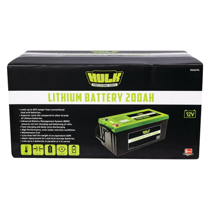 HULK Pro 200Ah Lithium Battery Lifepo4 12V