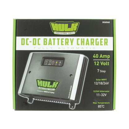 DC-DC FULLY AUTOMATIC BATTERY CHARGER - 40 AMP 12V