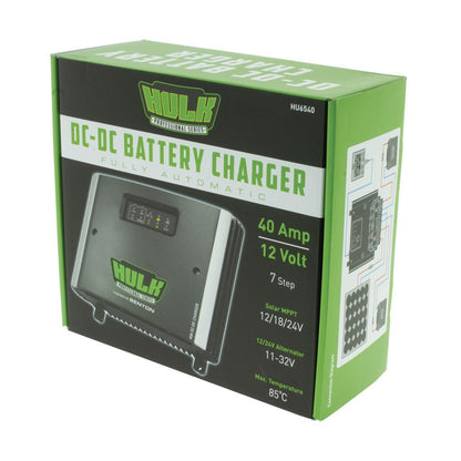 DC-DC FULLY AUTOMATIC BATTERY CHARGER - 40 AMP 12V
