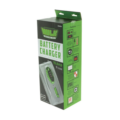 AUTOMATIC SWITCHMODE BATTERY CHARGER - 15A 12/24V 9 STAGE