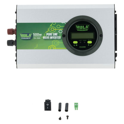 Pure Sine Wave Inverter 500W 12VDC to 240VAC True Sine Wave