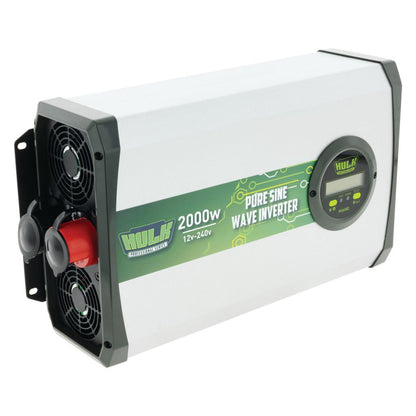 Pure Sine Wave Inverter 2000W 12VDC to 240VAC True Sine Wave