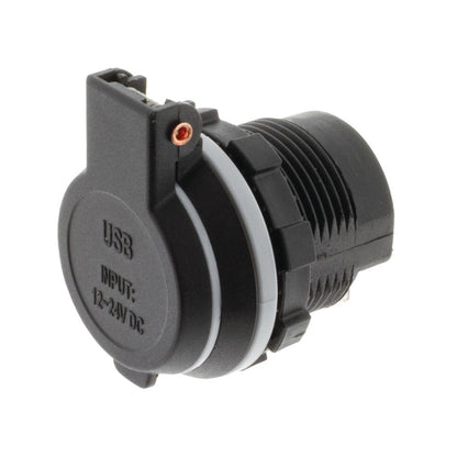 DUAL USB SOCKET - 90 DEGREE TERMINALS