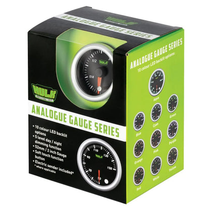 52mm Oil Pressure Gauge 0-150 DEG