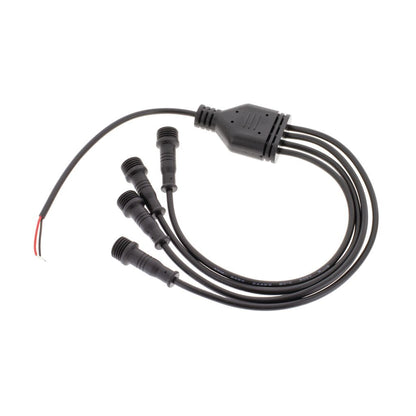 PKT 4 WHT LED ROCK LGHTS 9-32V 18 WATT 120DEG FLOOD BEAM IP68