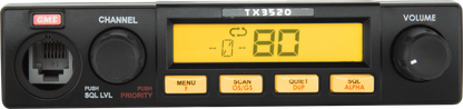 GME UHF CB Radio 5 Watt Compact Remote Head with ScanSuite - TX3520S