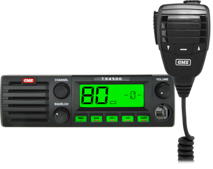 GME UHF CB Radio 5 Watt DIN Mount with ScanSuite - TX4500S